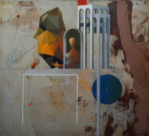 Alex Berdysheff - 'STORYTELLER', 120 x 110 cm.
