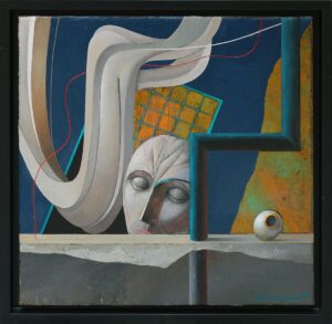 Alex Berdysheff - 'Tranquility' Oil on canvas, 46 x 46 cm. 2020