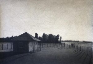 Giorgi Gatserelia - From the series 'Village' Charcoal on paper, 50 x 70 cm. 4